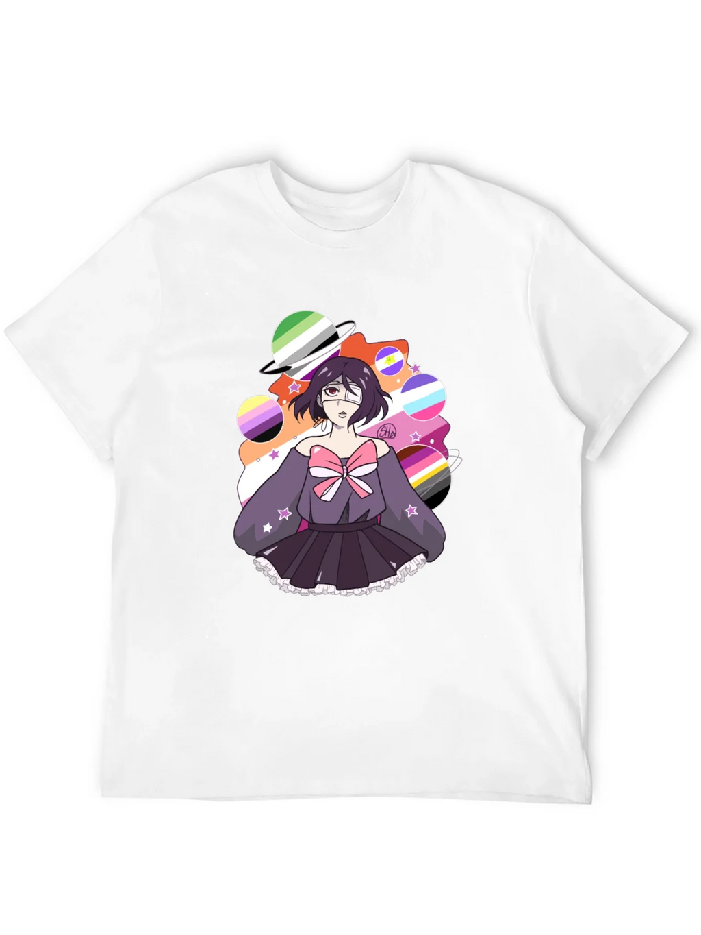 LGBTQ+ Pride Anime Graphic T-Shirt product image 8