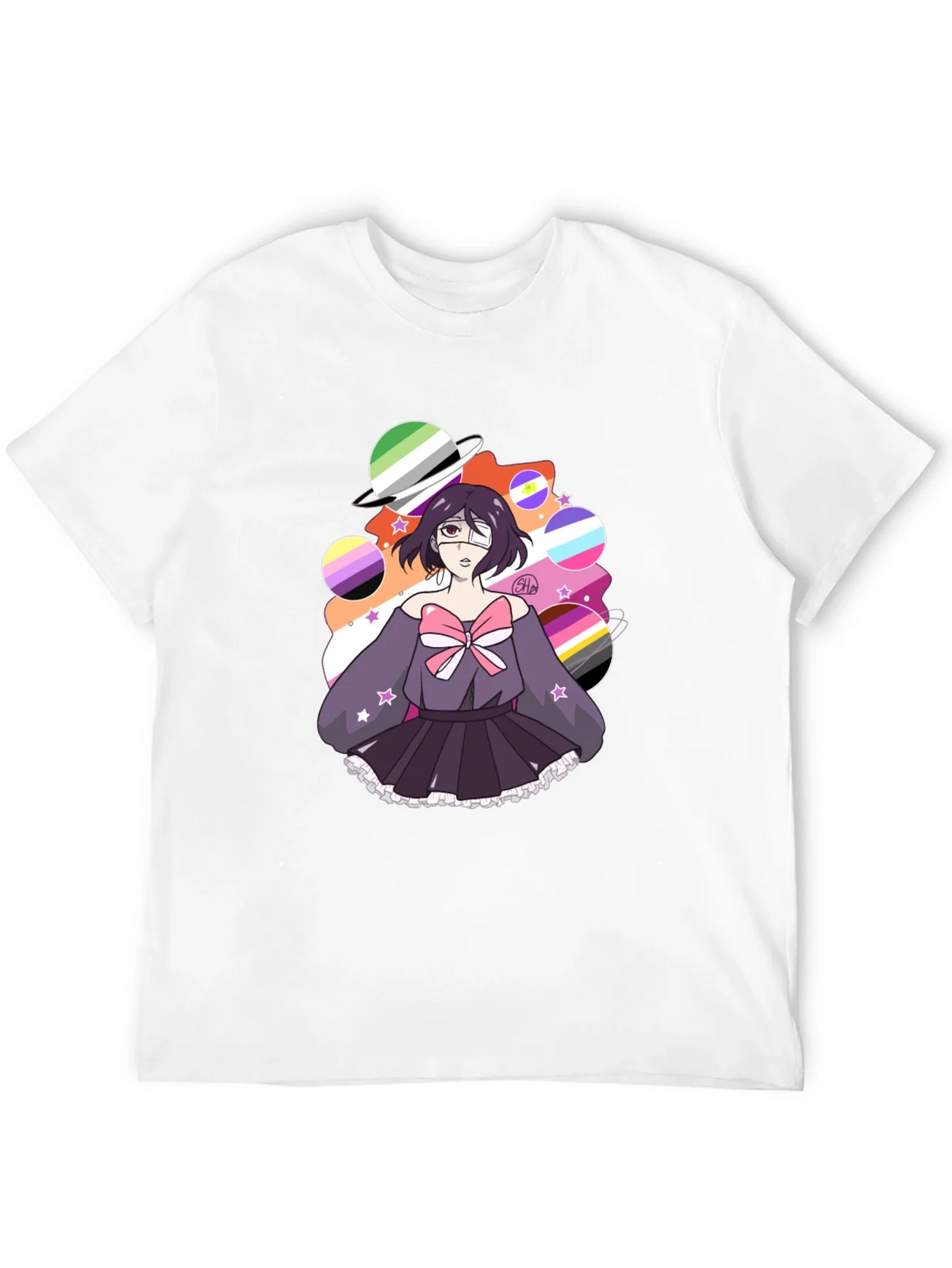 LGBTQ+ Pride Anime Graphic T-Shirt product image 8