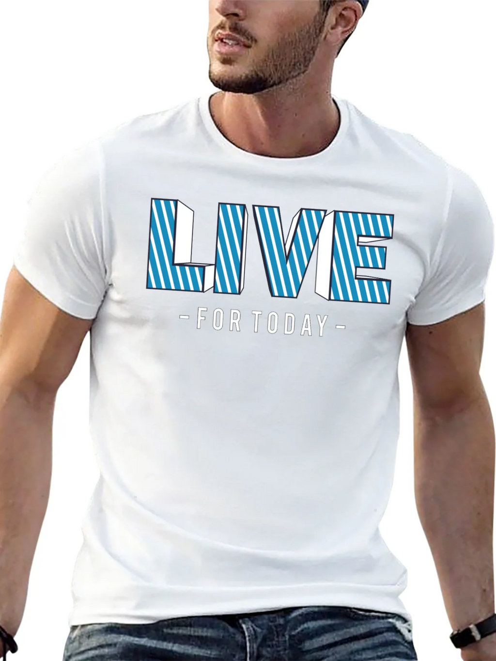 Live For Today Black Graphic Tee product image 12