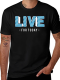 Live For Today Black Graphic Tee product image 1
