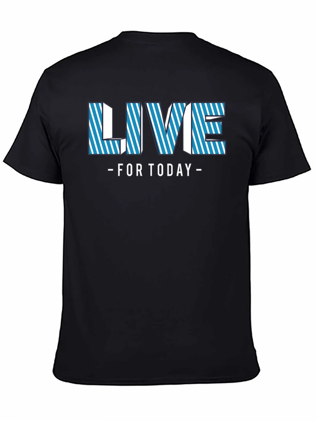 Live For Today Black Graphic Tee product image 4