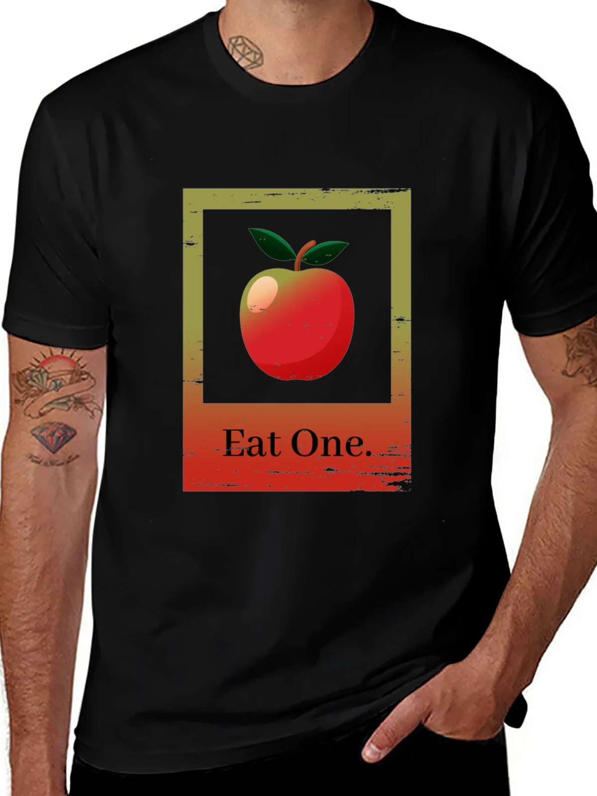 Eat One Apple Graphic T-Shirt product image 1