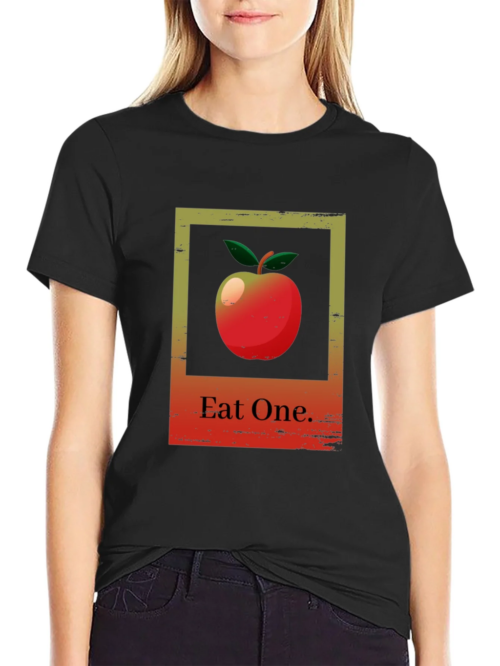 Eat One Apple Graphic T-Shirt product image 2