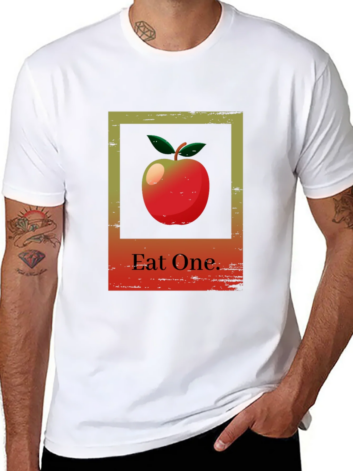 Eat One Apple Graphic T-Shirt product image 7