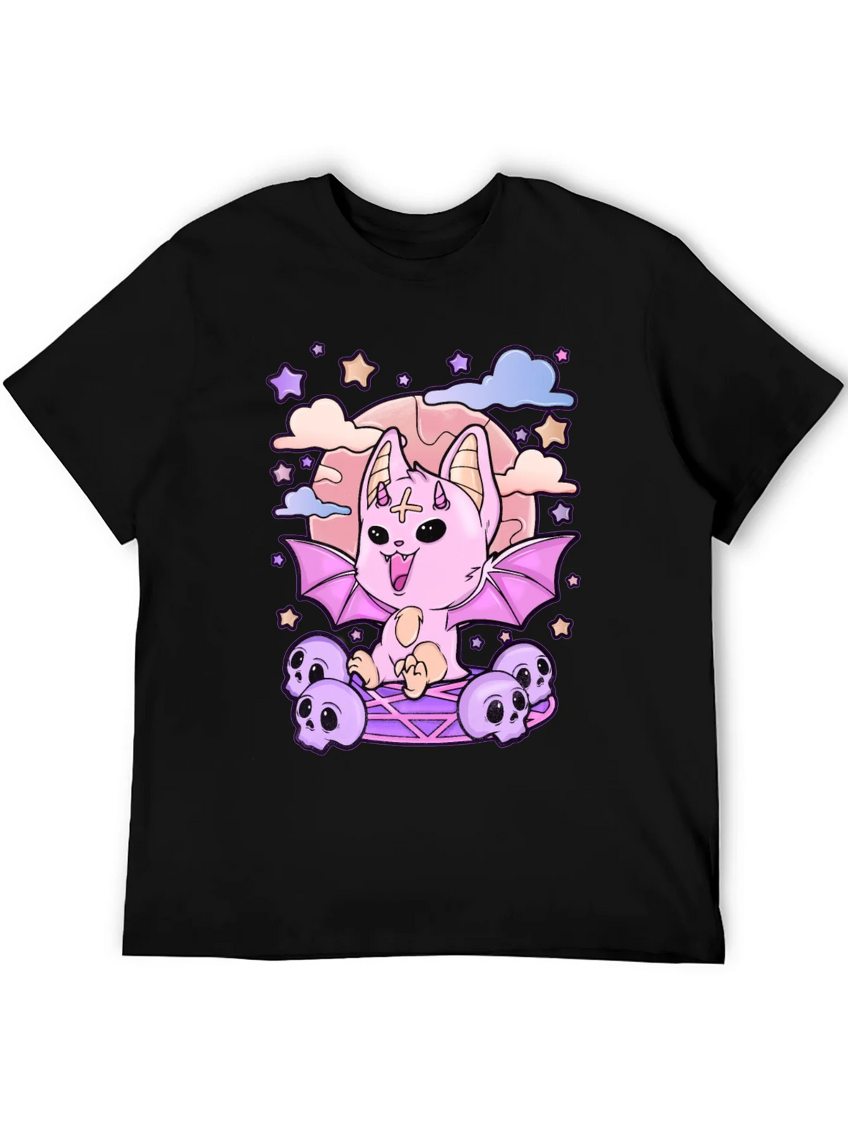 Pastel Goth Bat T-Shirt - Cute & Creepy Style product image 1