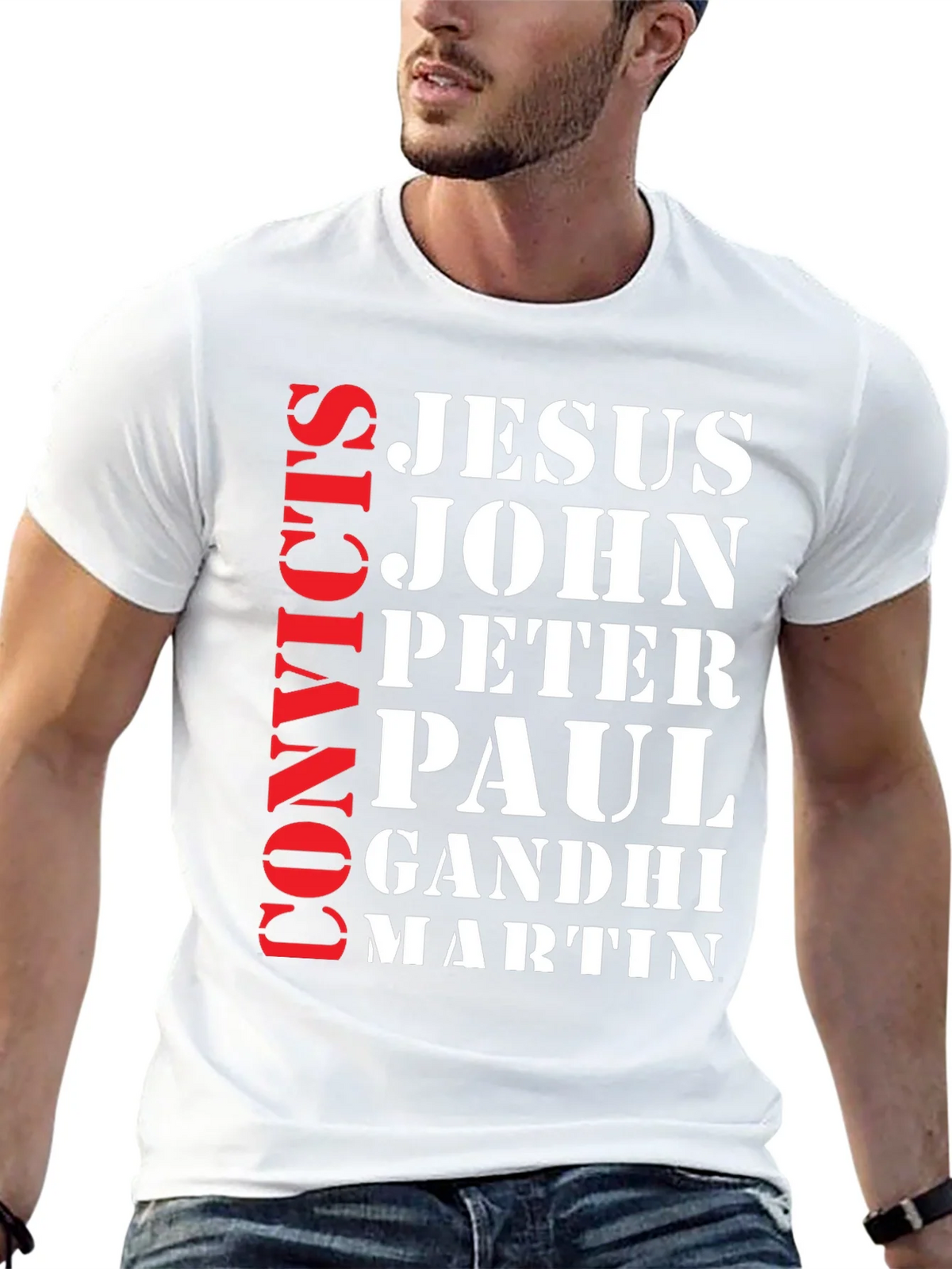Convicts Jesus John T-Shirt product image 8