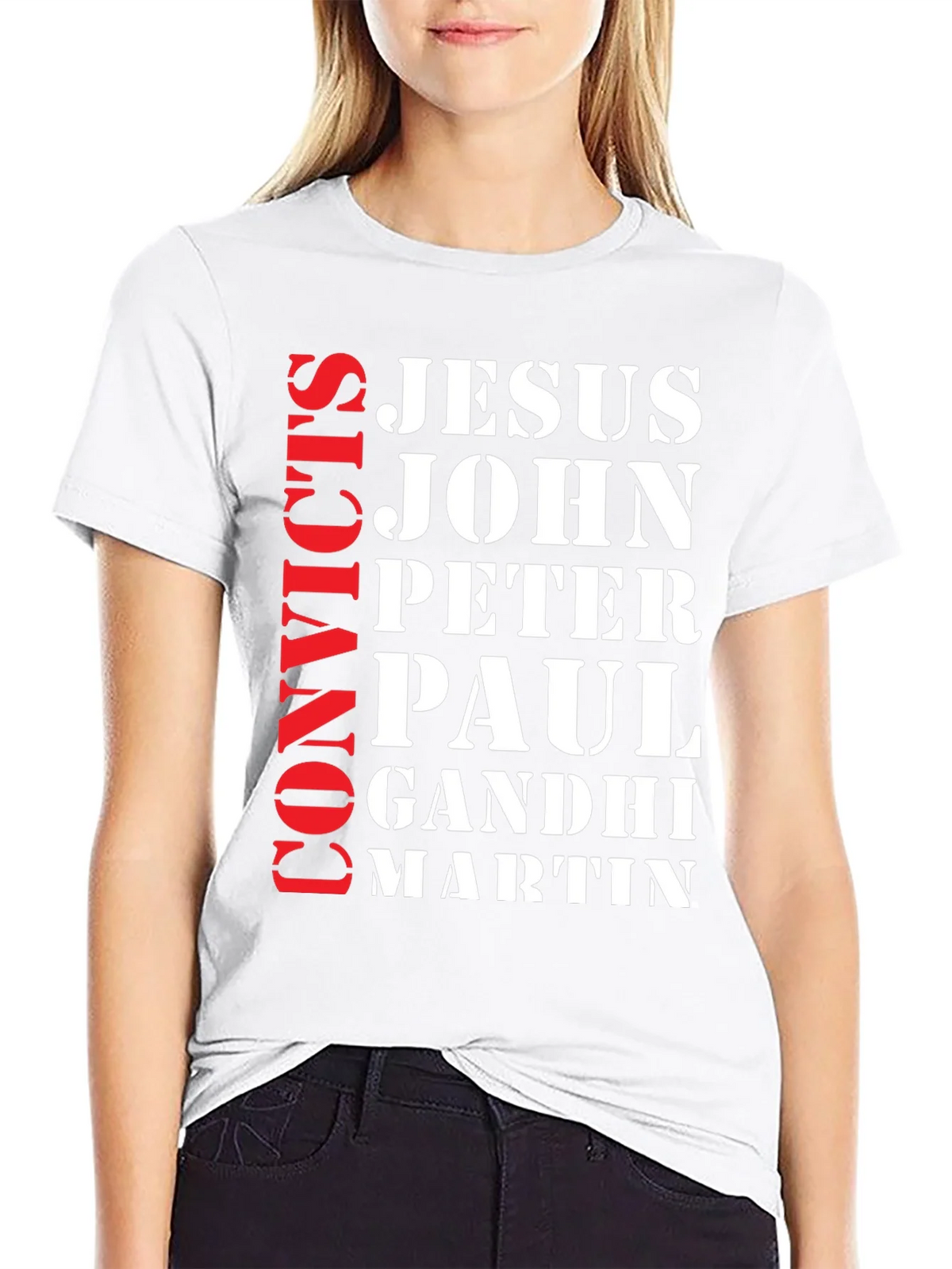 Convicts Jesus John T-Shirt product image 5