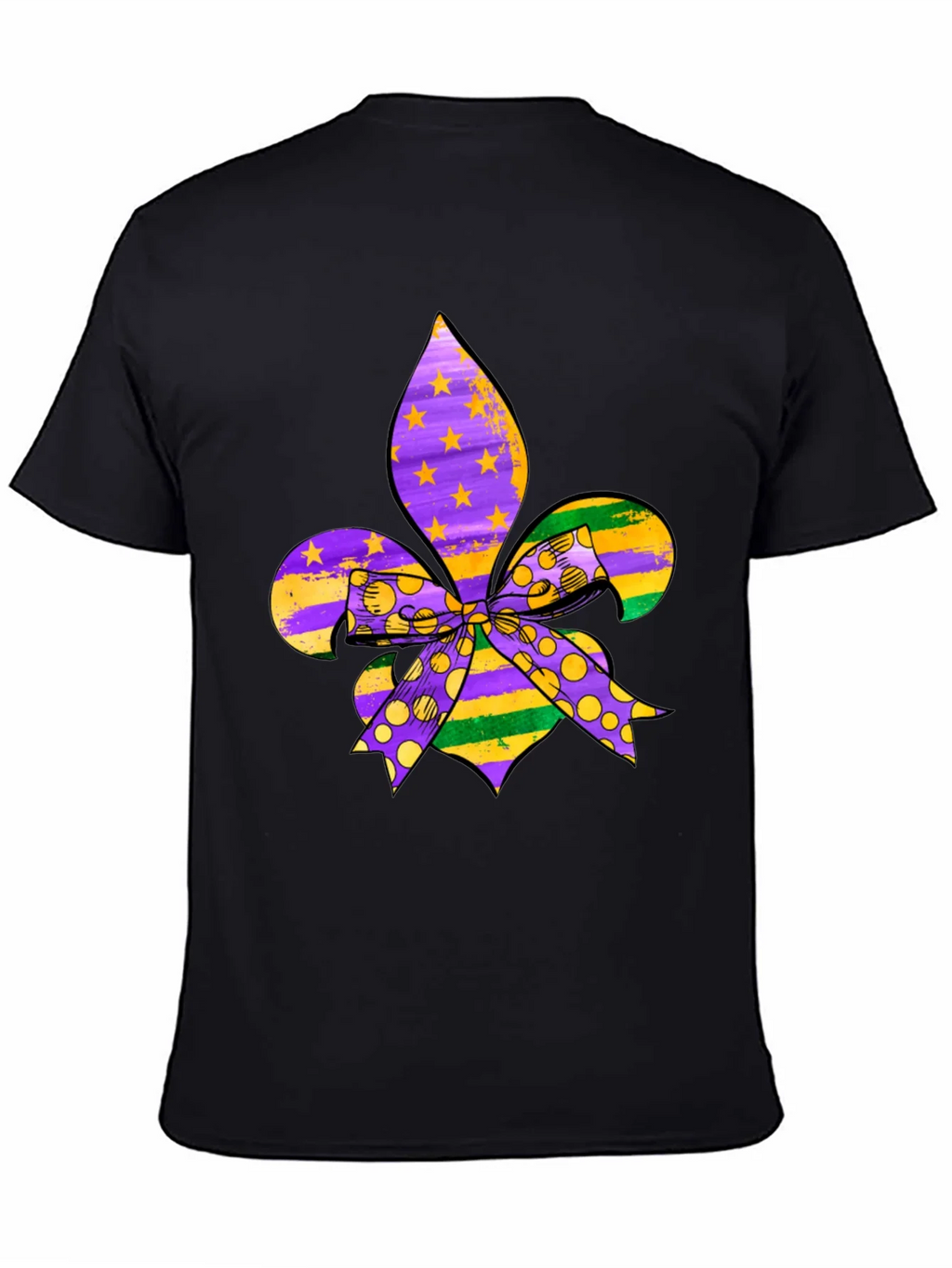 Mardi Gras Fleur-de-lis T-Shirt product image 3