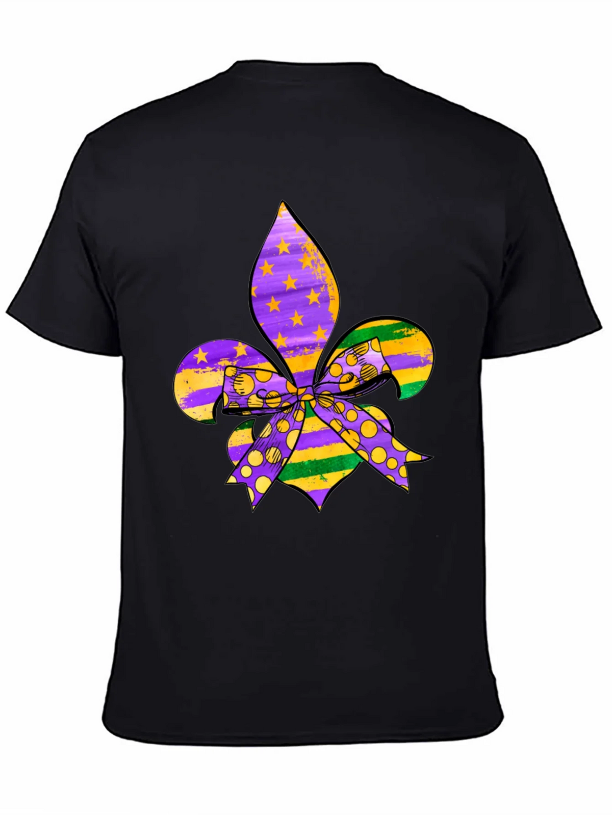 Mardi Gras Fleur-de-lis T-Shirt product image 3