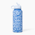 Faith Hope Love Stainless Steel 32oz Bottle