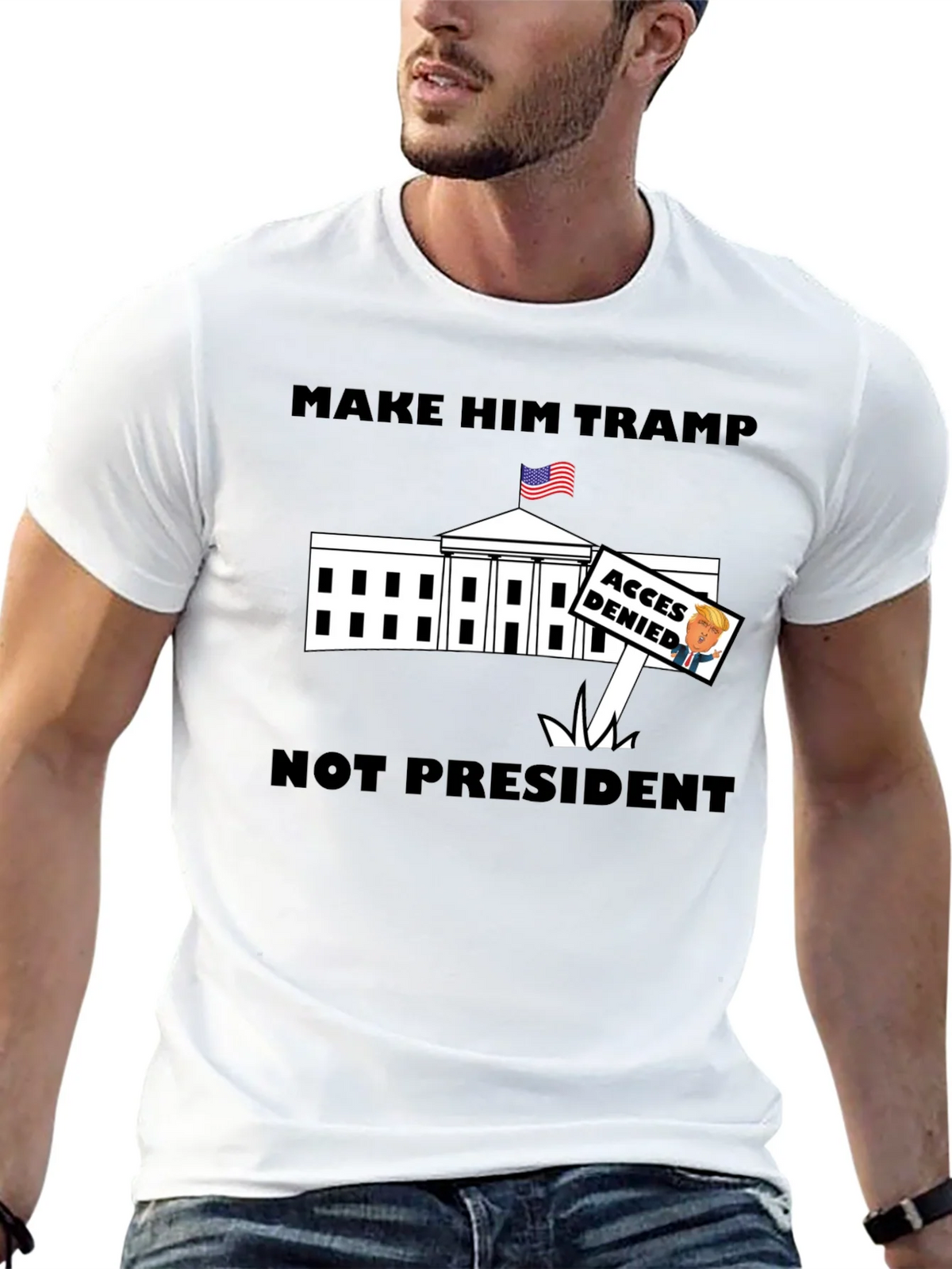 Make Him Tramp Not President - Anti-Trump T-Shirt product image 12