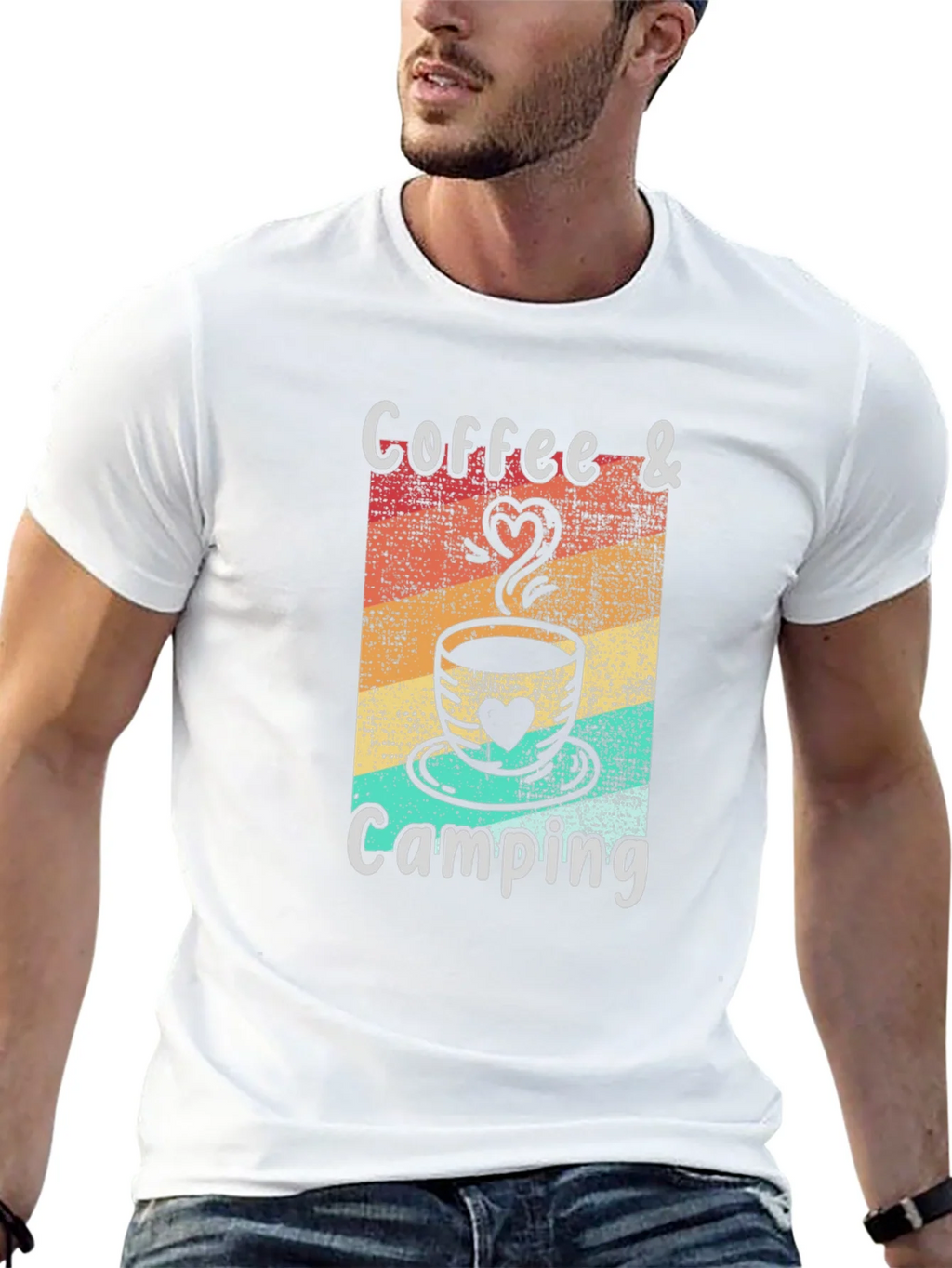 Coffee & Camping Graphic Tee product image 12