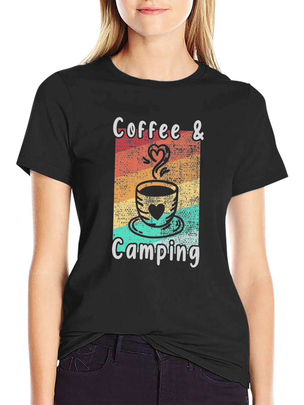 Coffee & Camping Graphic Tee product image 2