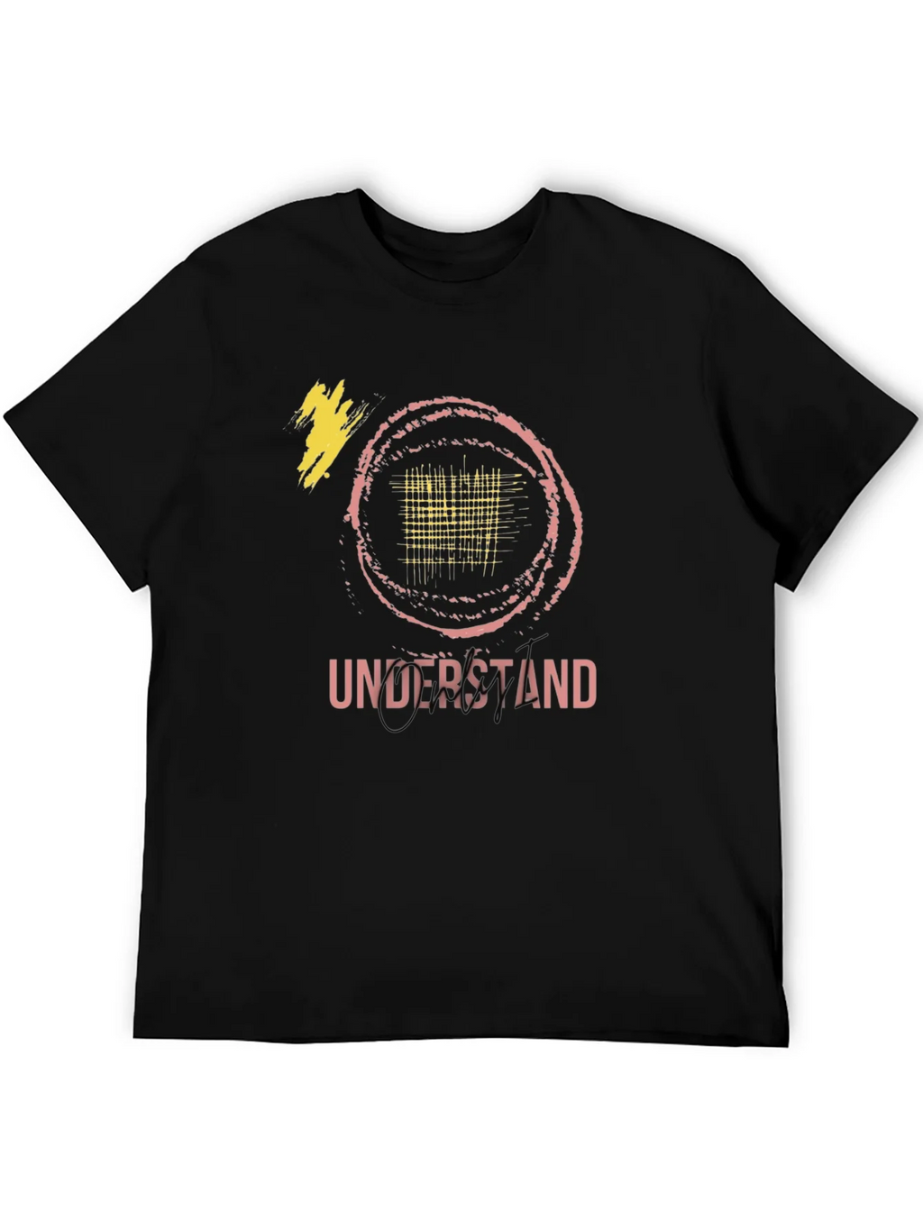 Understand Graphic Tee - Trendy Black Cotton Shirt product image 5