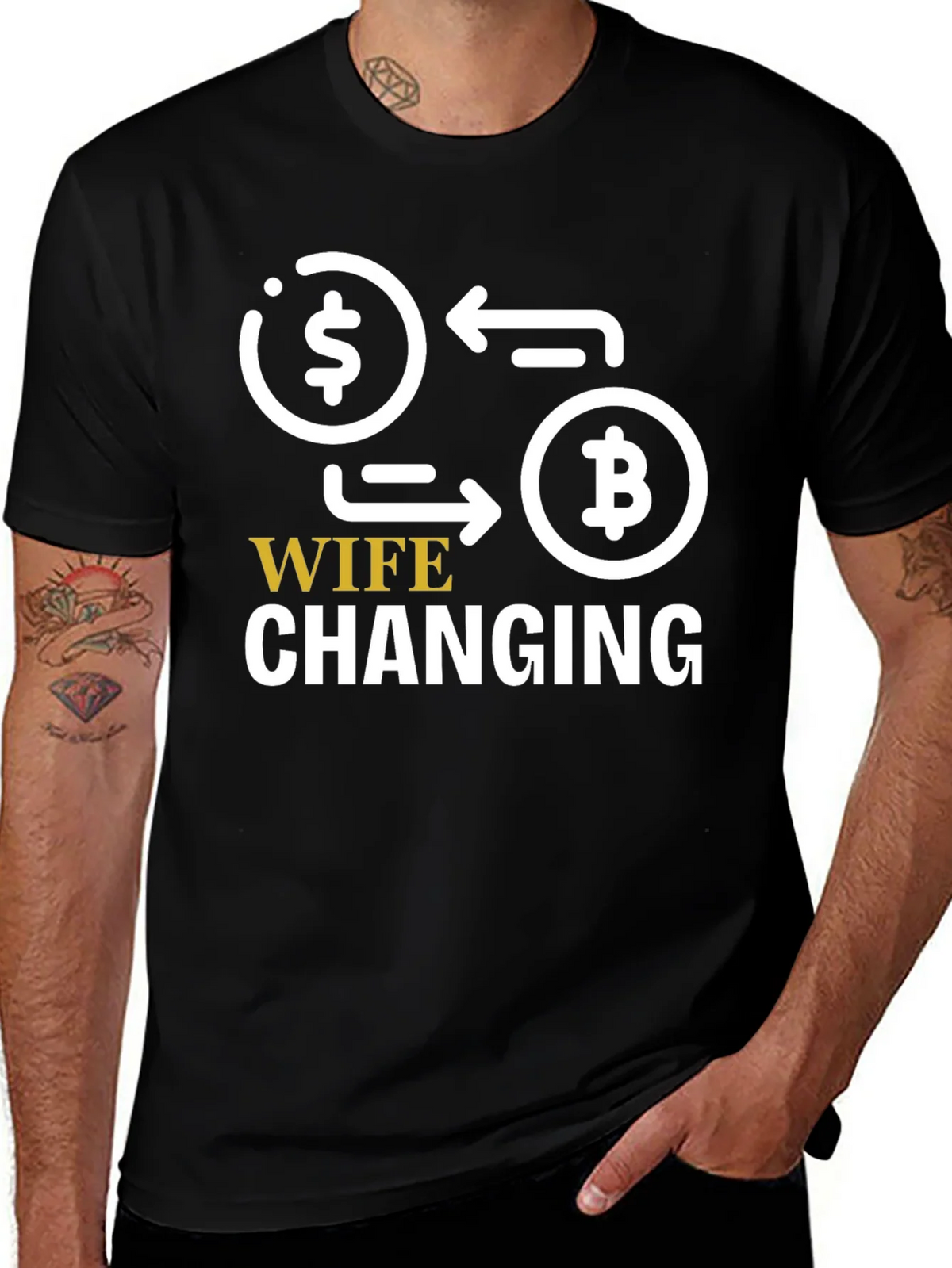 Wife Changing Bitcoin Graphic Tee product image 1