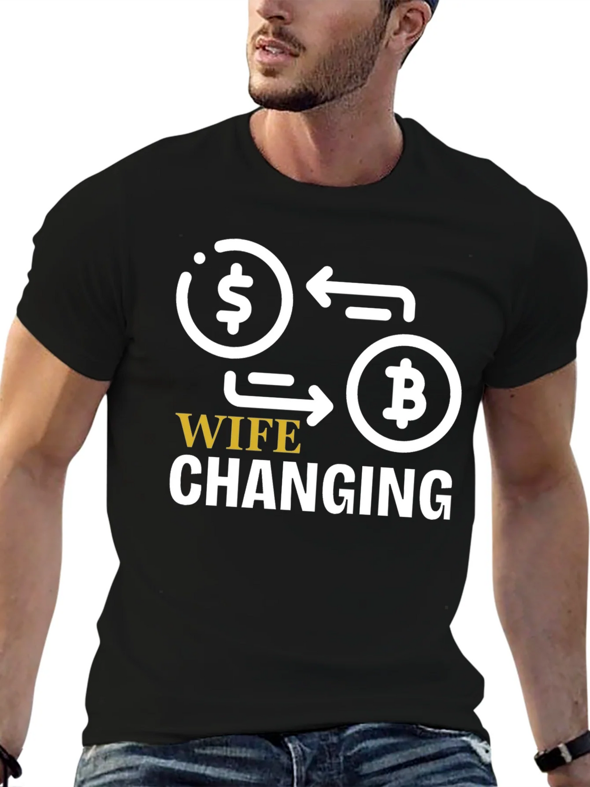 Wife Changing Bitcoin Graphic Tee product image 6