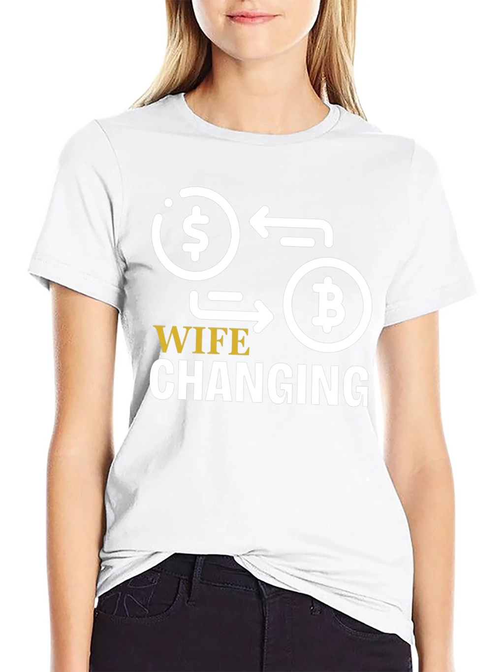 Wife Changing Bitcoin Graphic Tee product image 8
