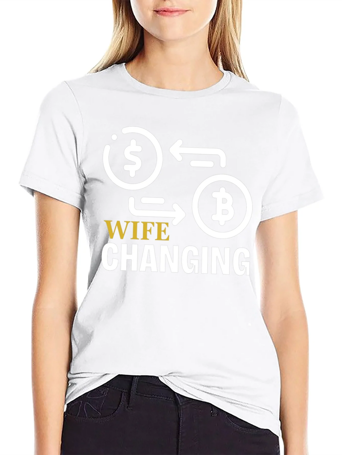 Wife Changing Bitcoin Graphic Tee product image 8
