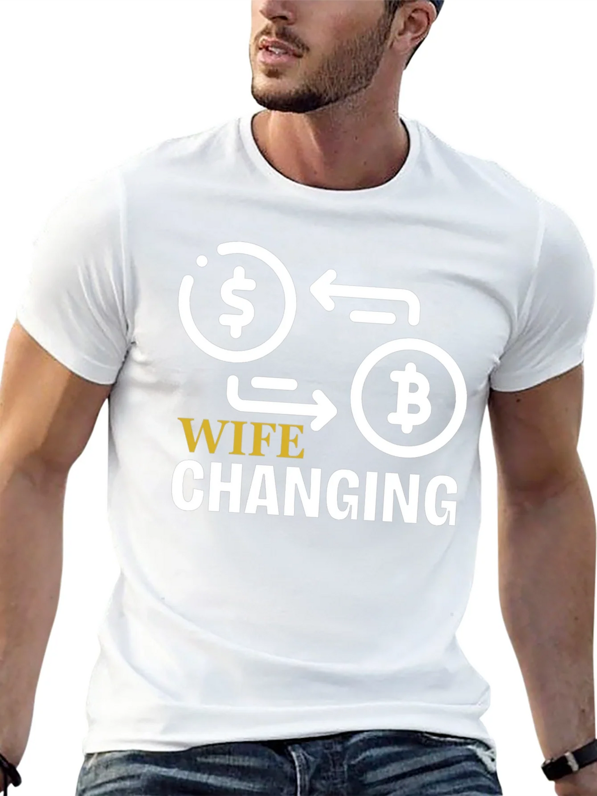 Wife Changing Bitcoin Graphic Tee product image 12