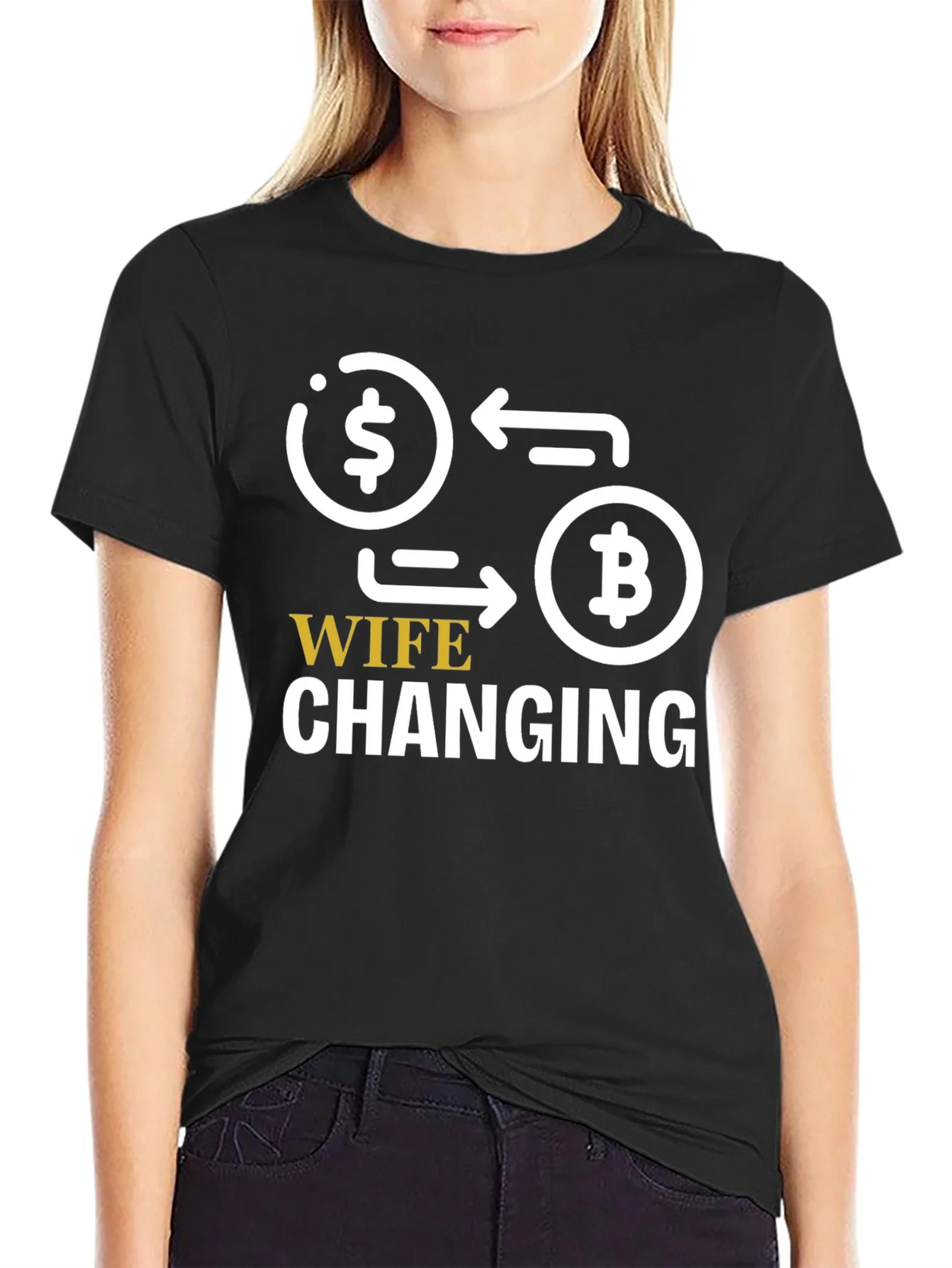 Wife Changing Bitcoin Graphic Tee product image 2