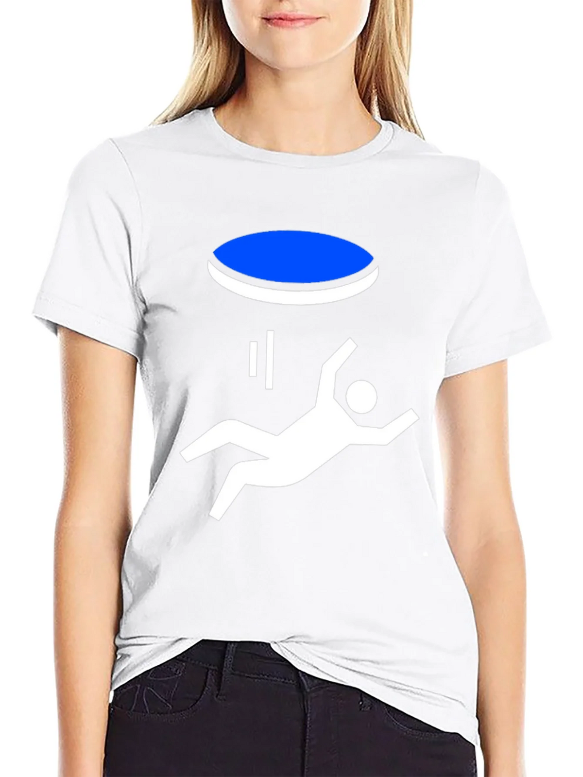 Portal Fall Funny Graphic T-Shirt - Black product image 8