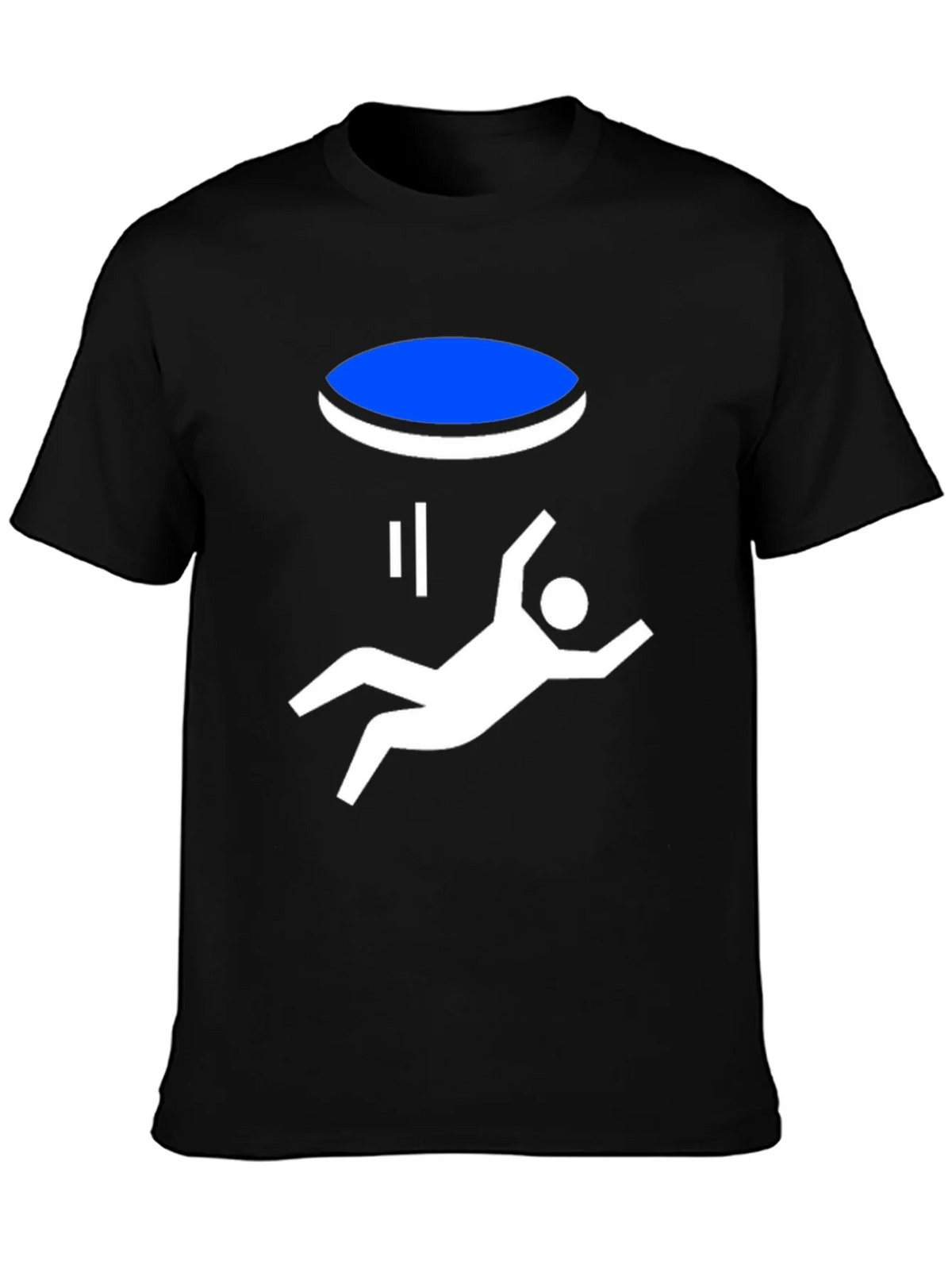 Portal Fall Funny Graphic T-Shirt - Black product image 3