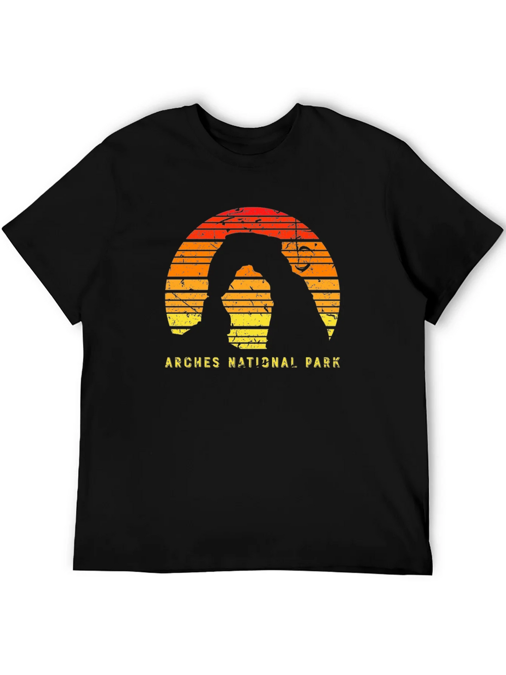 Arches National Park Retro Graphic T-Shirt product image 5