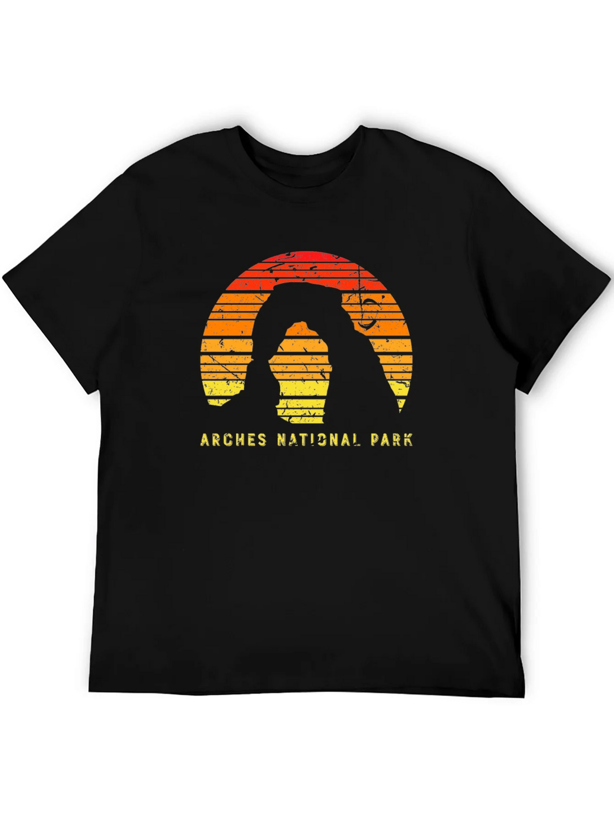 Arches National Park Retro Graphic T-Shirt product image 5