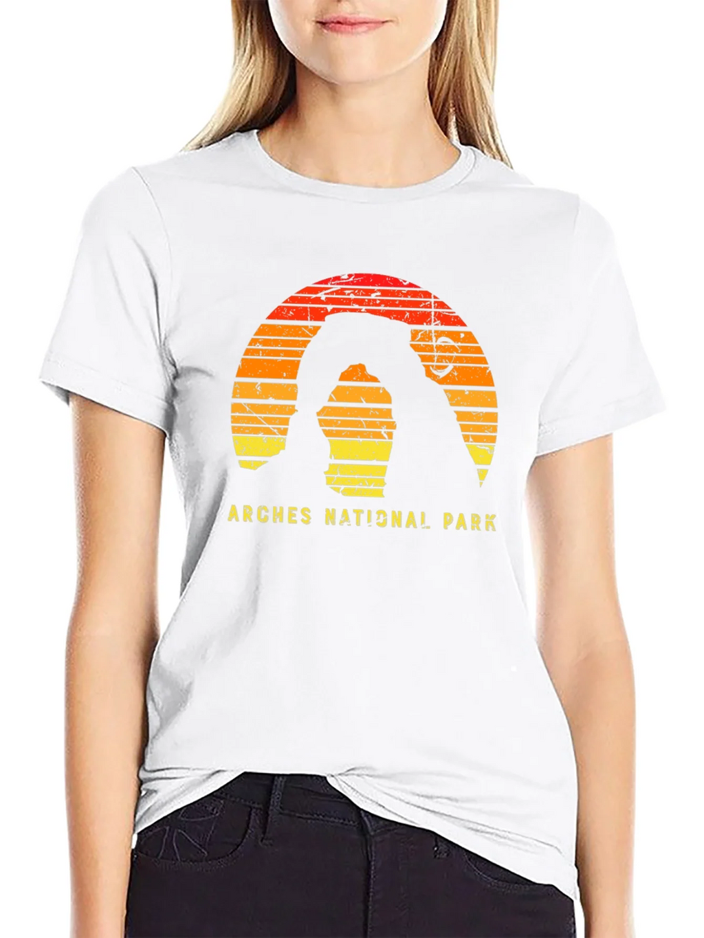 Arches National Park Retro Graphic T-Shirt product image 8
