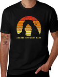 Arches National Park Retro Graphic T-Shirt product image 1