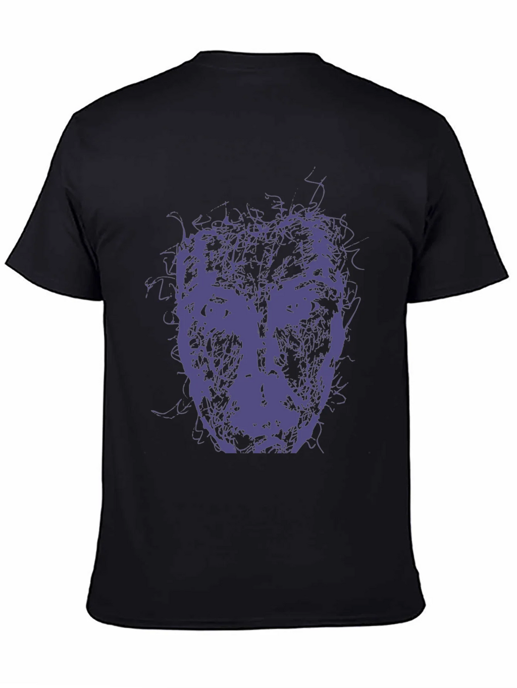Abstract Face Graphic Tee - Modern Art Style T-Shirt product image 4