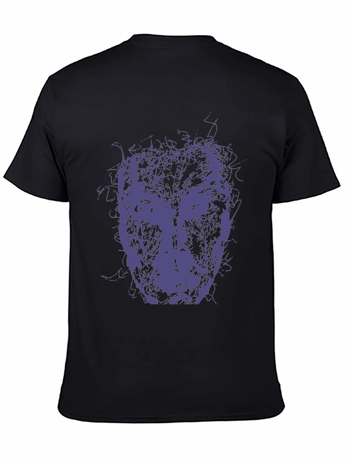 Abstract Face Graphic Tee - Modern Art Style T-Shirt product image 4