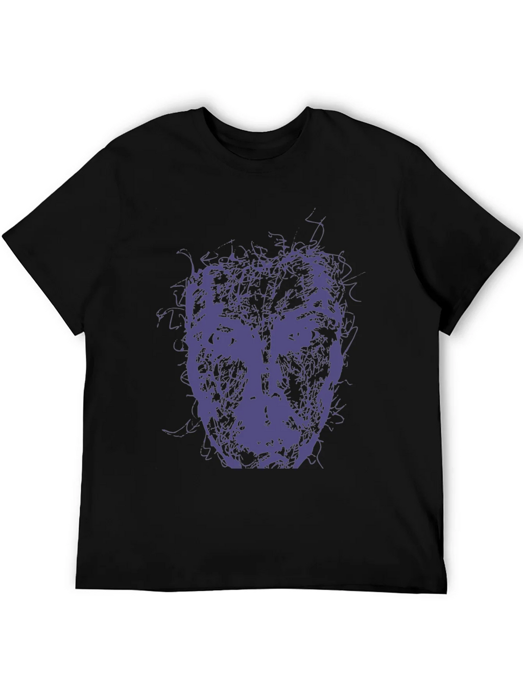 Abstract Face Graphic Tee - Modern Art Style T-Shirt product image 5