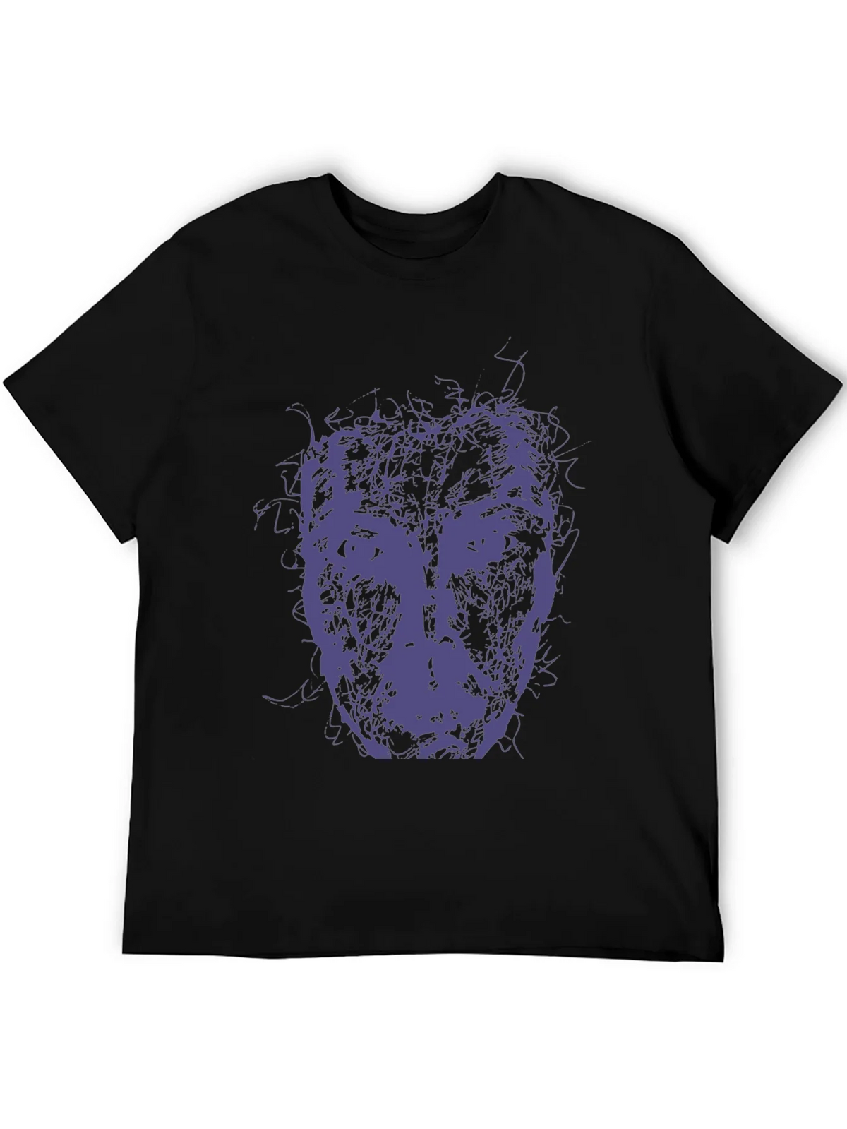 Abstract Face Graphic Tee - Modern Art Style T-Shirt product image 5