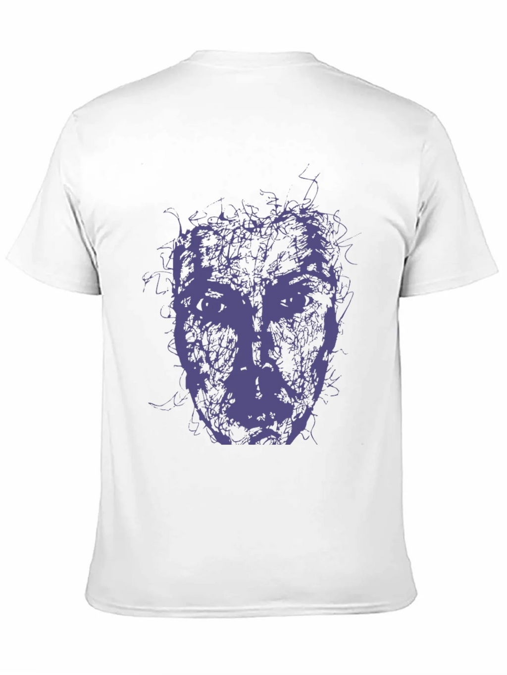 Abstract Face Graphic Tee - Modern Art Style T-Shirt product image 10