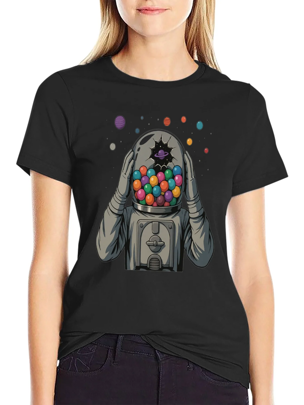 Astronaut Gumball Head Graphic Tee product image 2