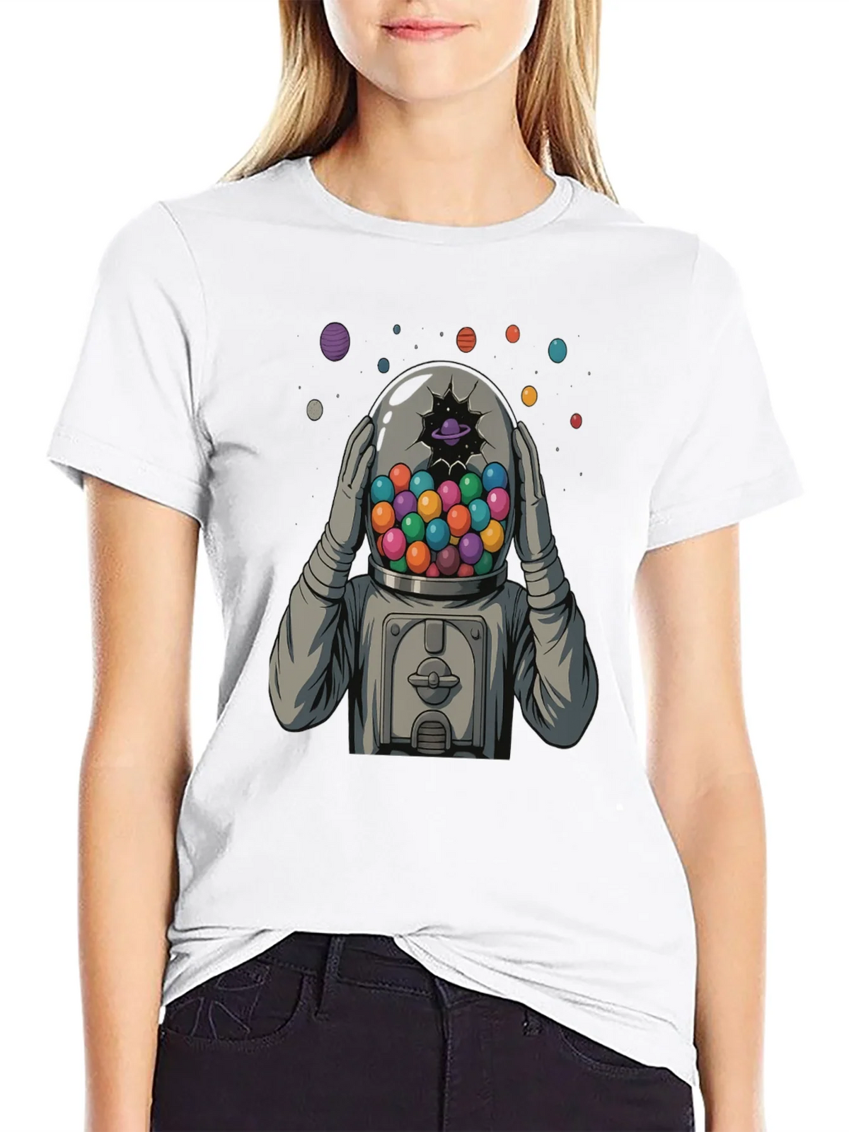 Astronaut Gumball Head Graphic Tee product image 8