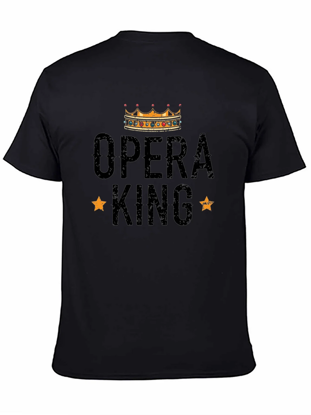 Opera King Black Graphic T-Shirt product image 4