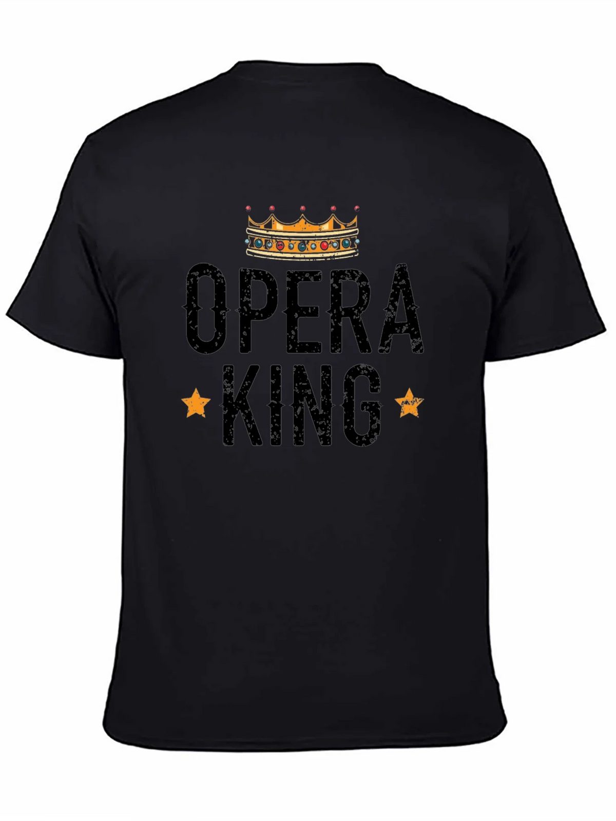 Opera King Black Graphic T-Shirt product image 4
