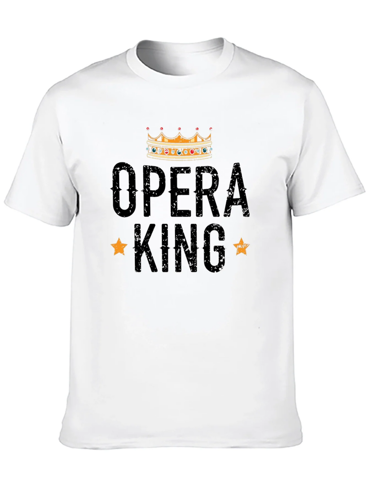 Opera King Black Graphic T-Shirt product image 9