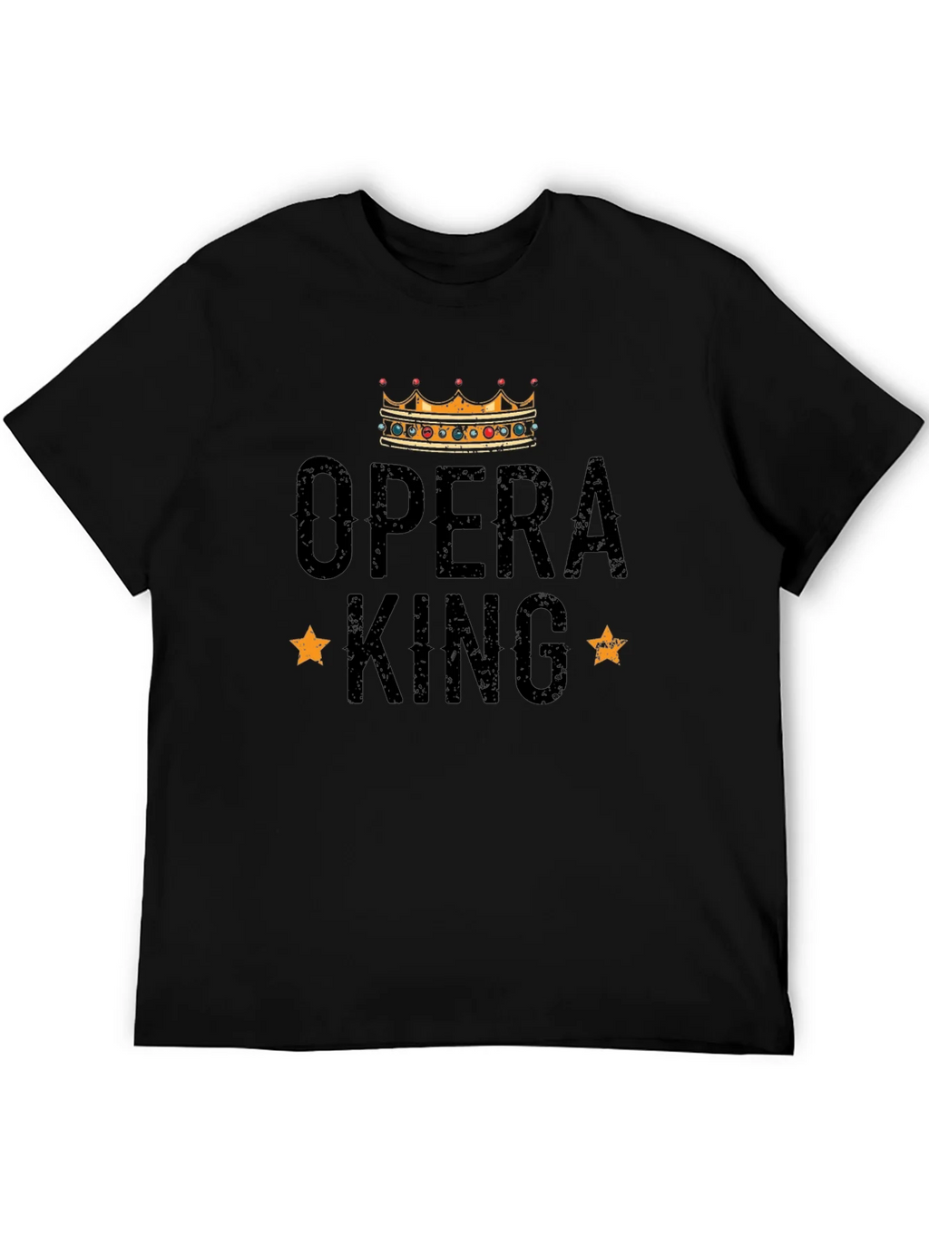Opera King Black Graphic T-Shirt product image 5