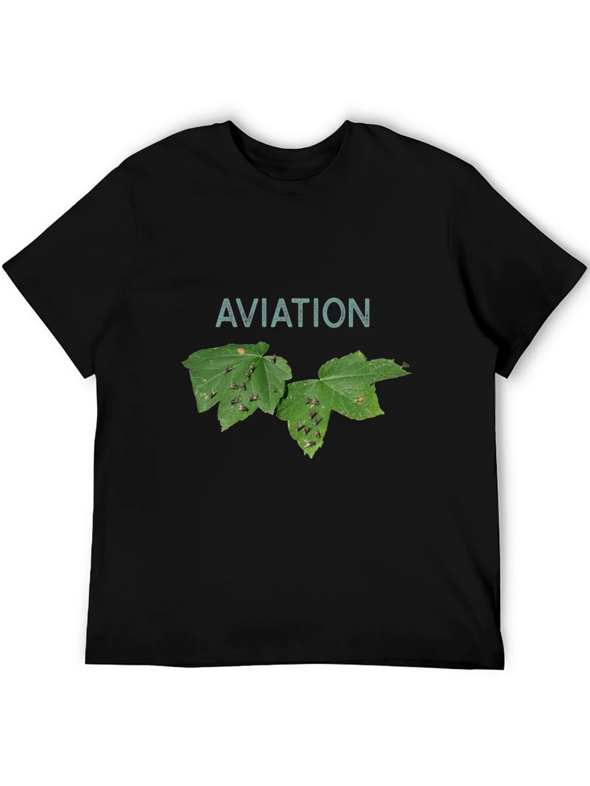 Aviation Leaf T-Shirt - Black product image 4