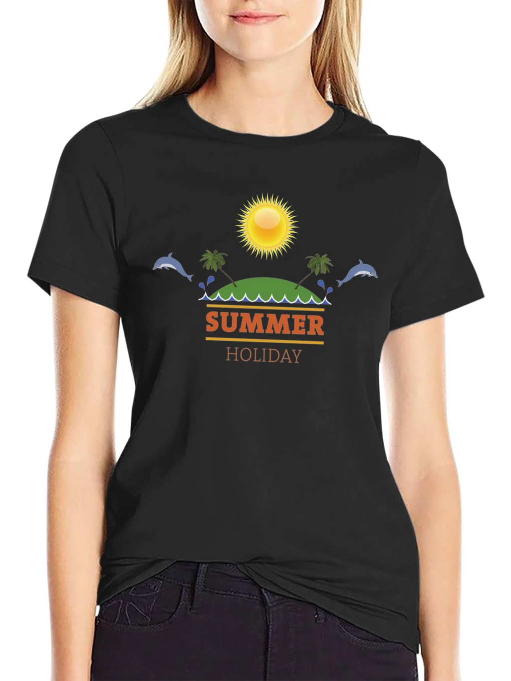 Summer Holiday Black T-Shirt product image 2