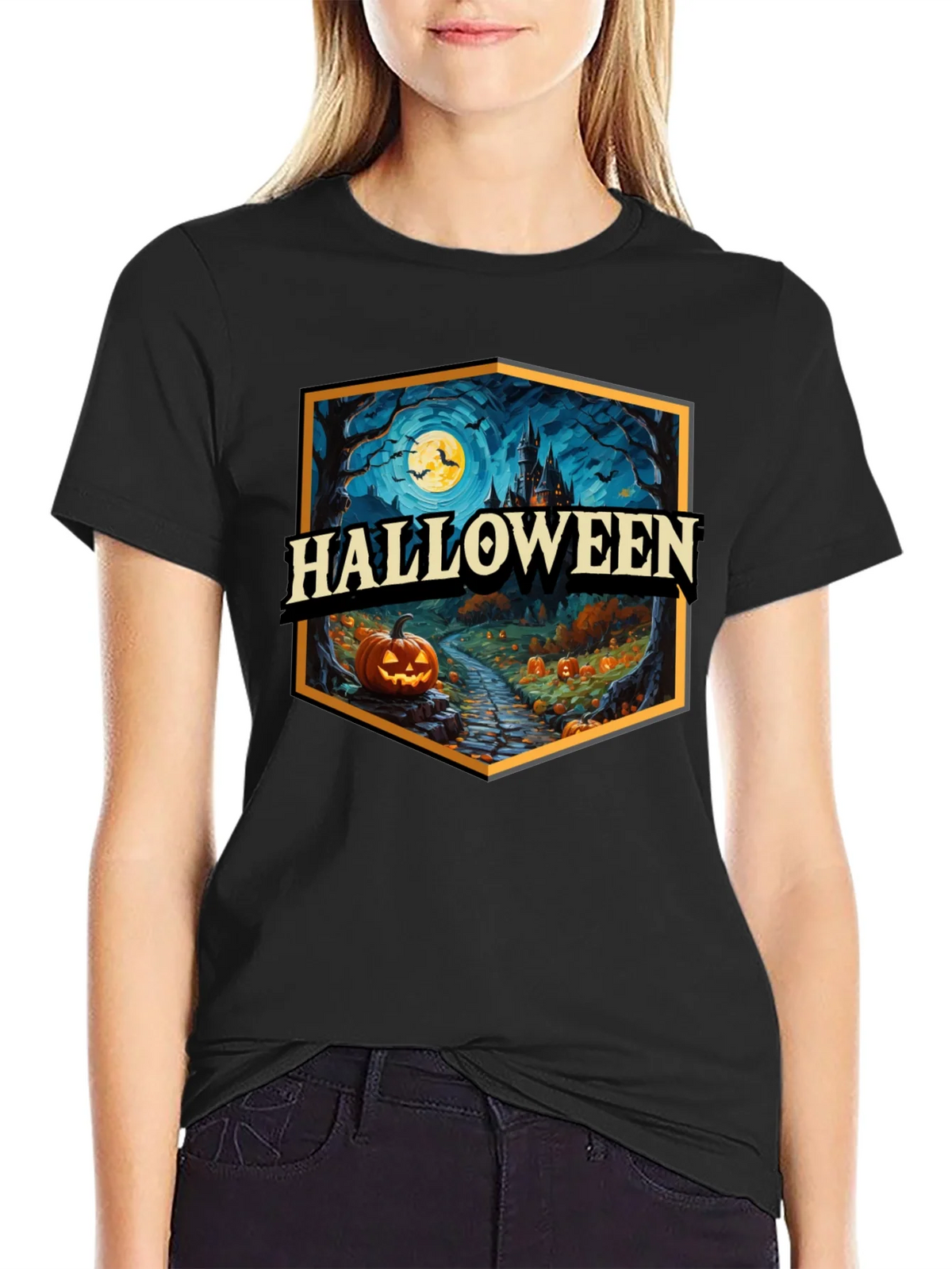Halloween Graphic Tee Spooky Season Shirt product image 2