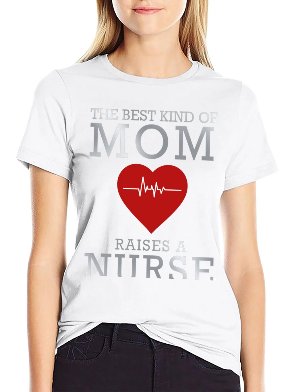 Best Mom Nurse Graphic T-Shirt product image 8