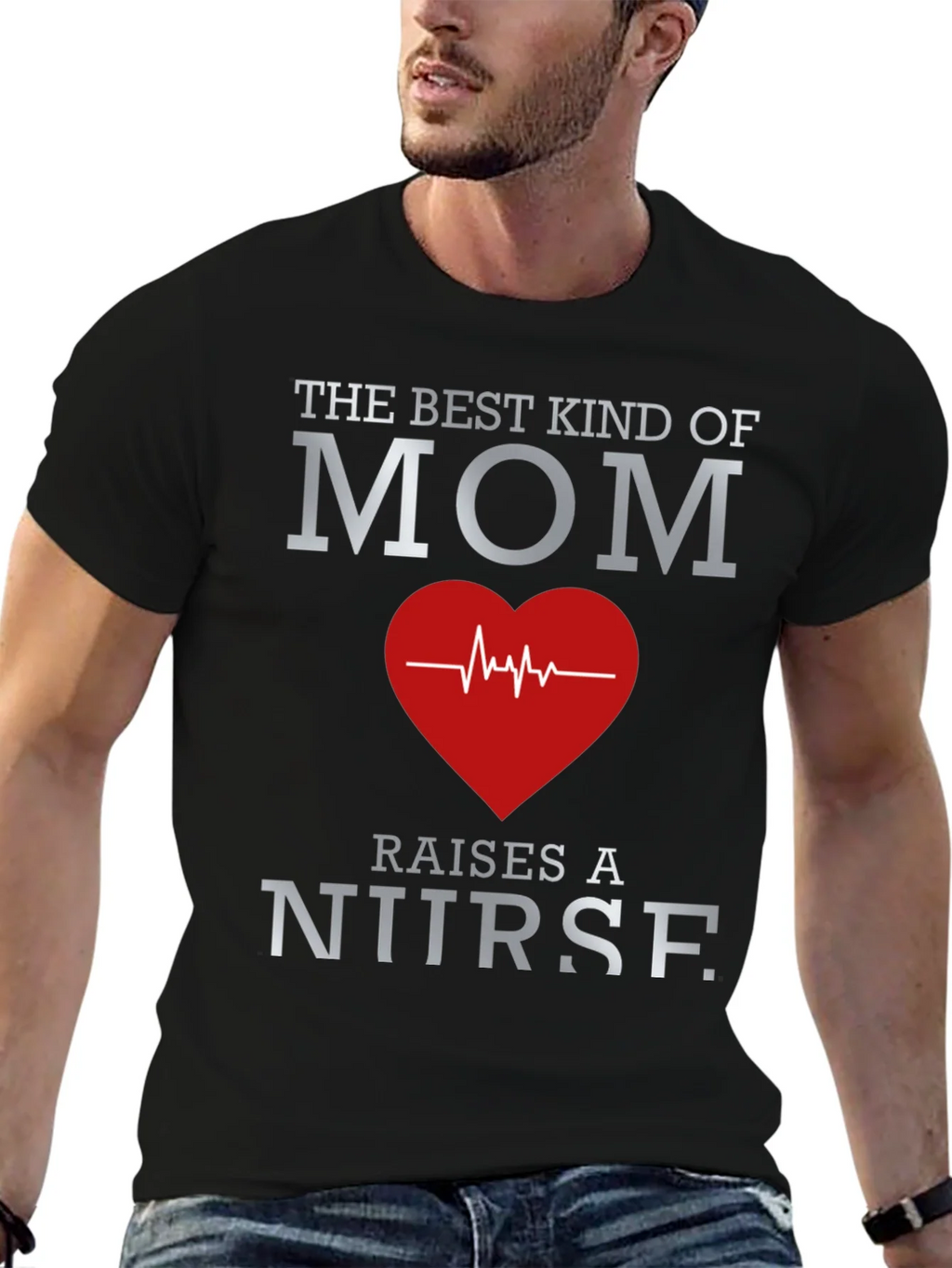 Best Mom Nurse Graphic T-Shirt product image 6