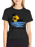 Summer Life T-Shirt - Beach Scene Tee product image 1