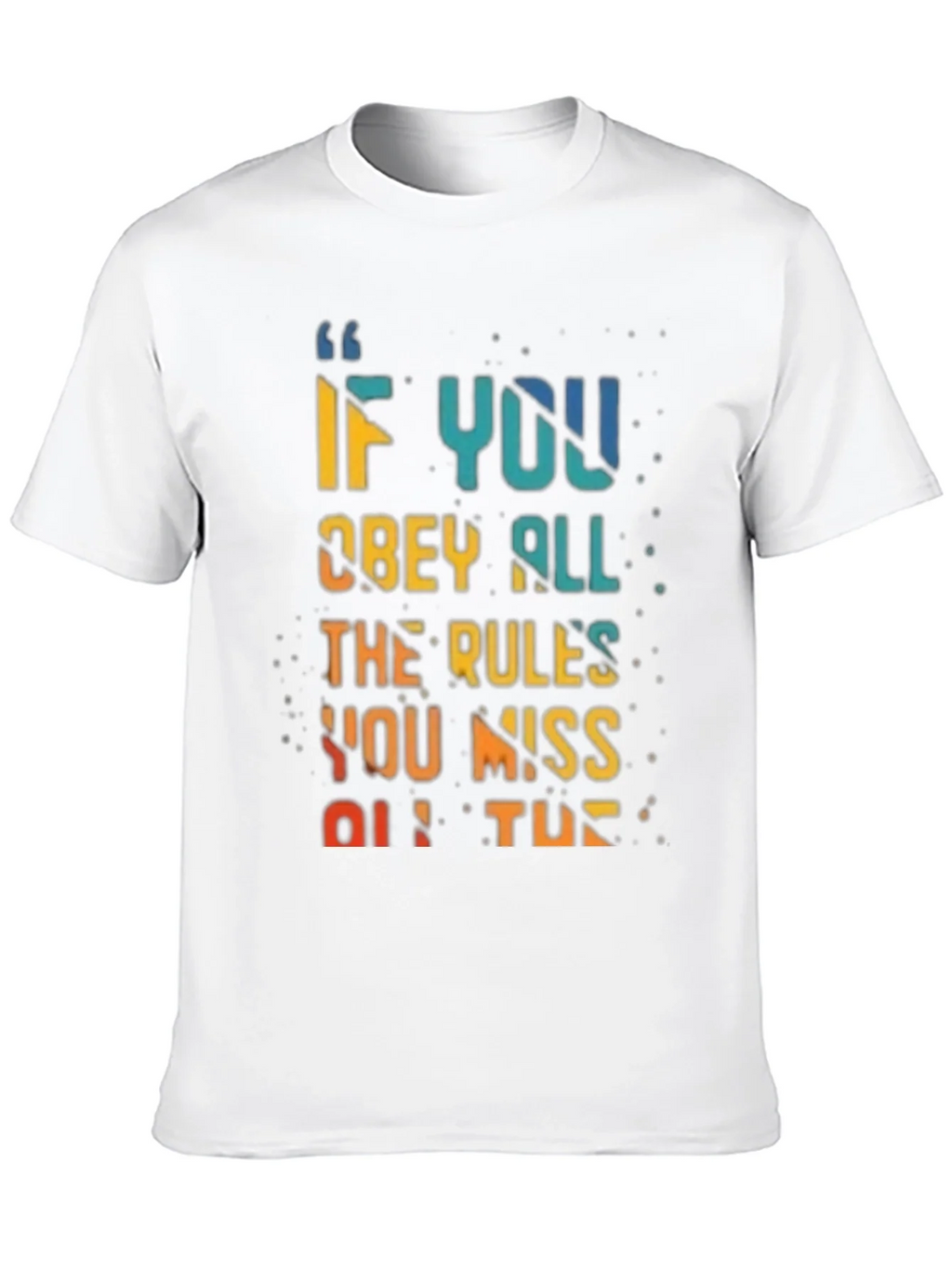 Rule Breaker T-Shirt - Vibrant Quote Design product image 6
