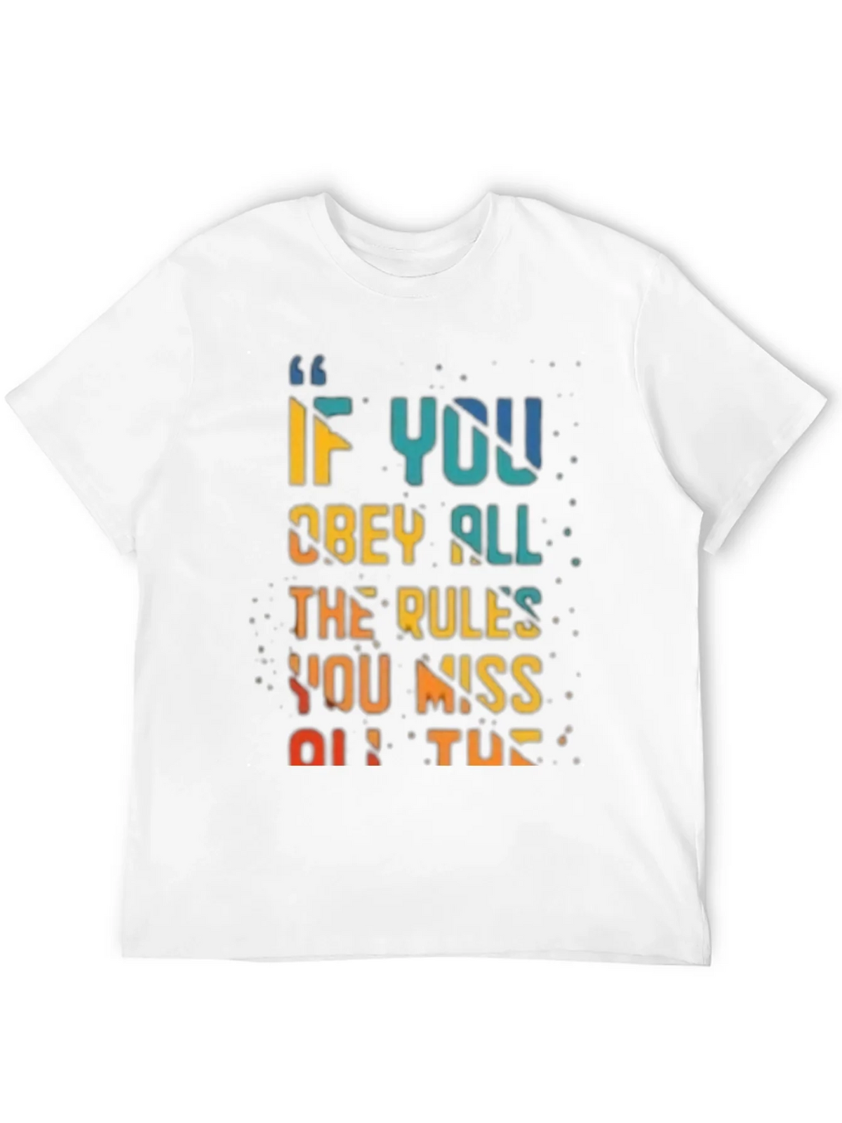 Rule Breaker T-Shirt - Vibrant Quote Design product image 8