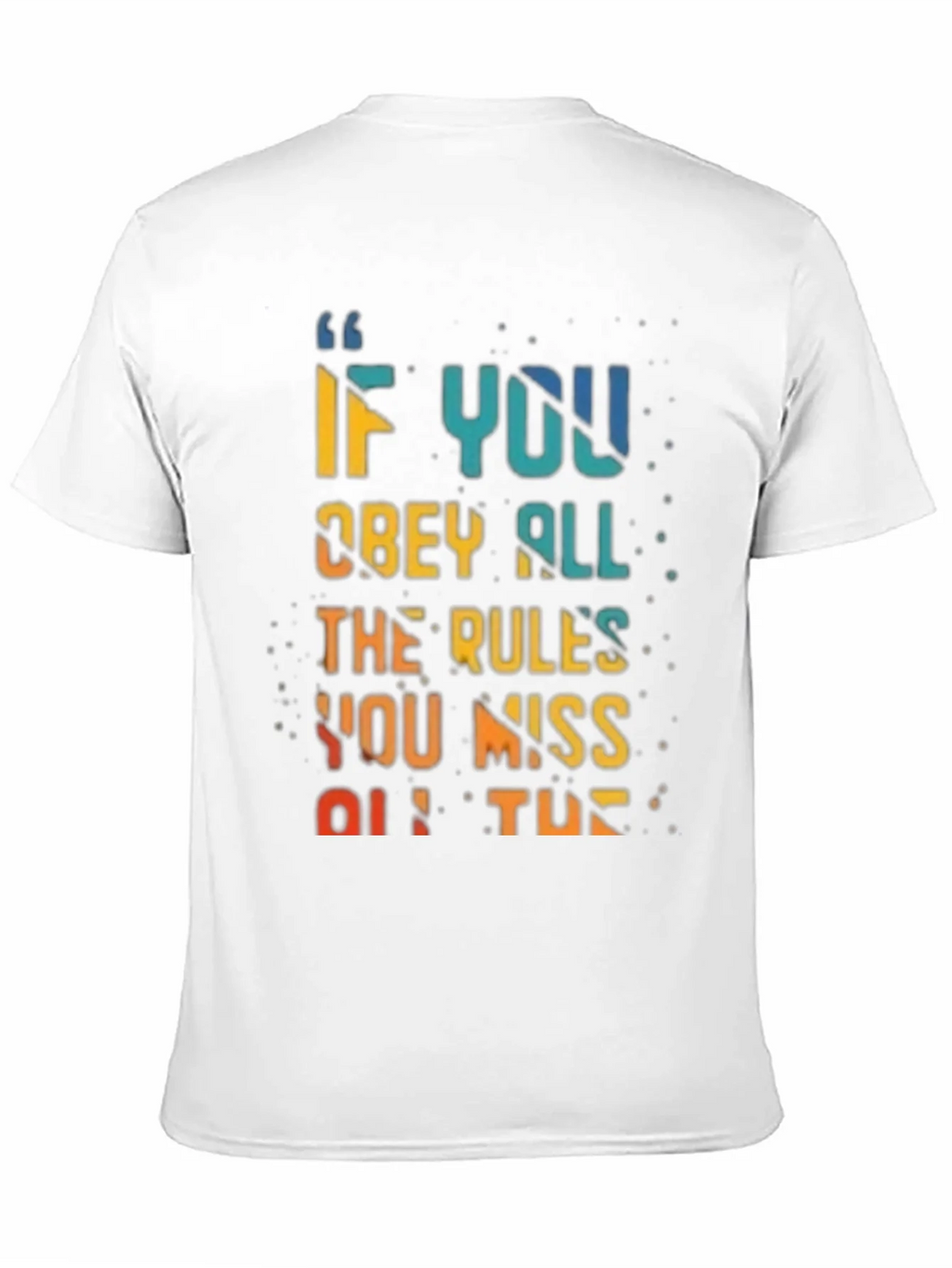 Rule Breaker T-Shirt - Vibrant Quote Design product image 7